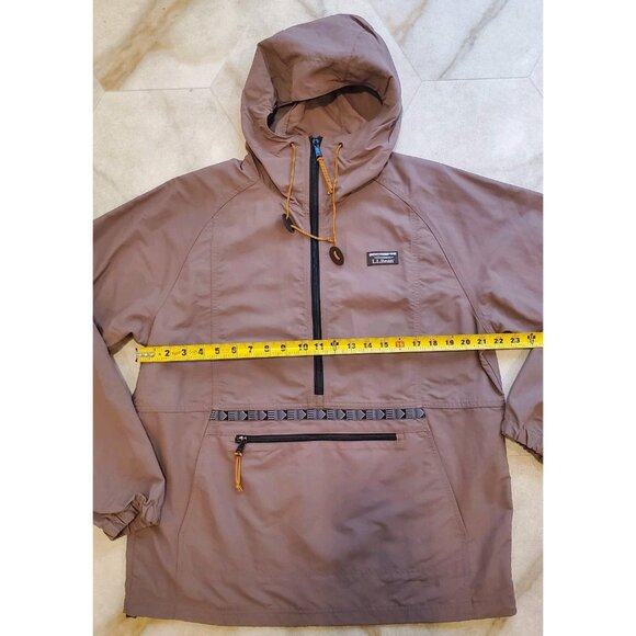 LL Bean Mountain Classic Aztec Anorak Pullover Windbreaker Jacket Hoodie Men’s M - Picture 4 of 7